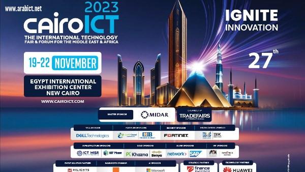 اليوم.. بدء فاعليات المعرض والمؤتمر الدولي للتكنولوجيا للشرق الاوسط وافريقيا Cairo ICT”23
