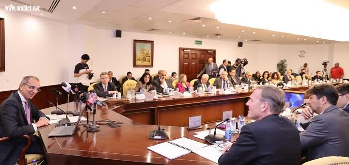  الوزير عمرو طلعت  يبحث مع وفد جمعية رجال الأعمال الفرنسية 