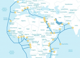المصرية للاتصالات تعلن اكتمال مشروع الكابل البحري 2Africa
